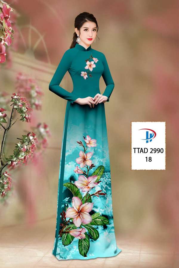 Vải Áo Dài Hoa Sứ AD TTAD2990 50